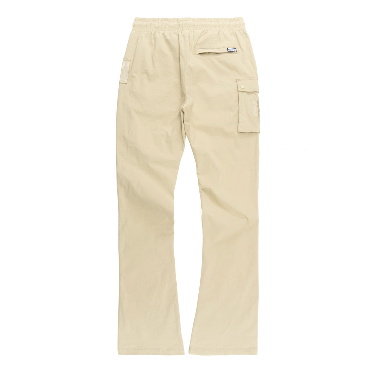 M1634 Adorni Stacked Nylon Pants - Khaki