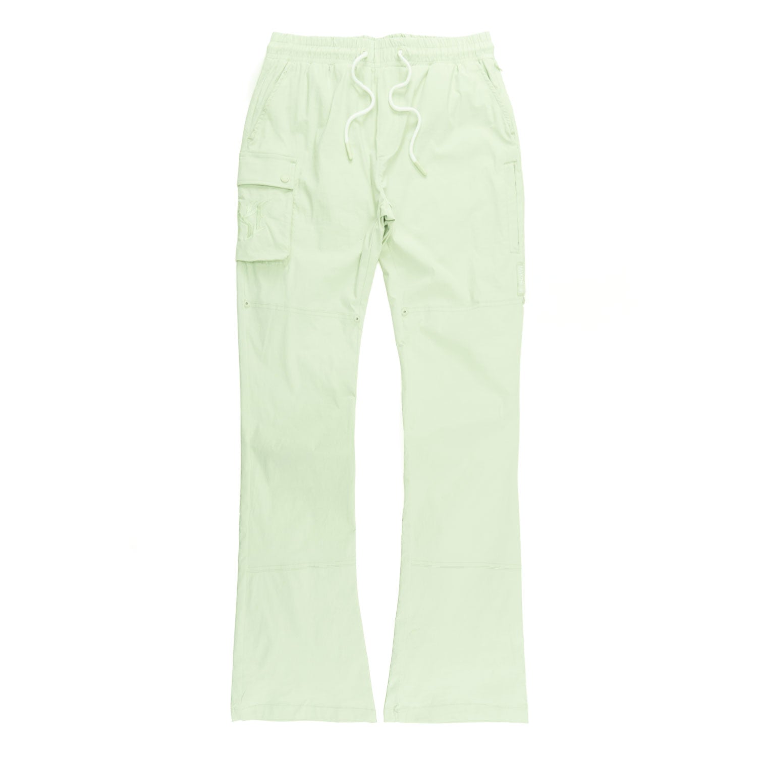 M1634 Adorni Stacked Nylon Pants - Kiwi