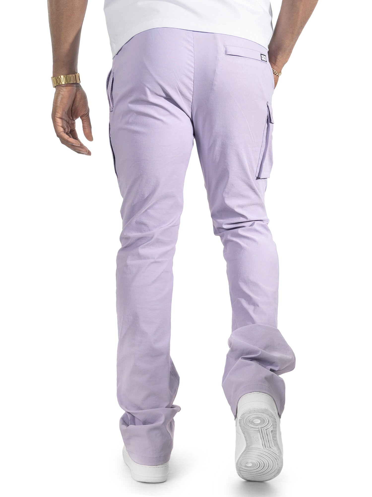 Nylon Pants | M1634 Adorni Stacked - Lavender