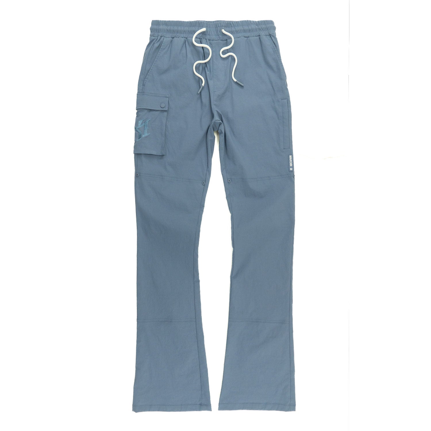 Nylon Pants | M1634 Adorni Stacked - Midnight Blue