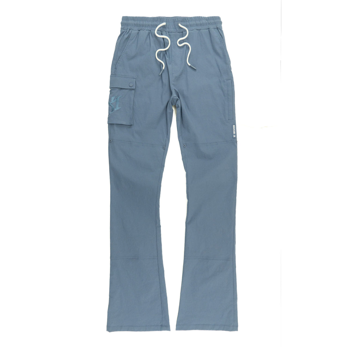 M1634 Adorni Stacked Nylon Pants - Midnight Blue
