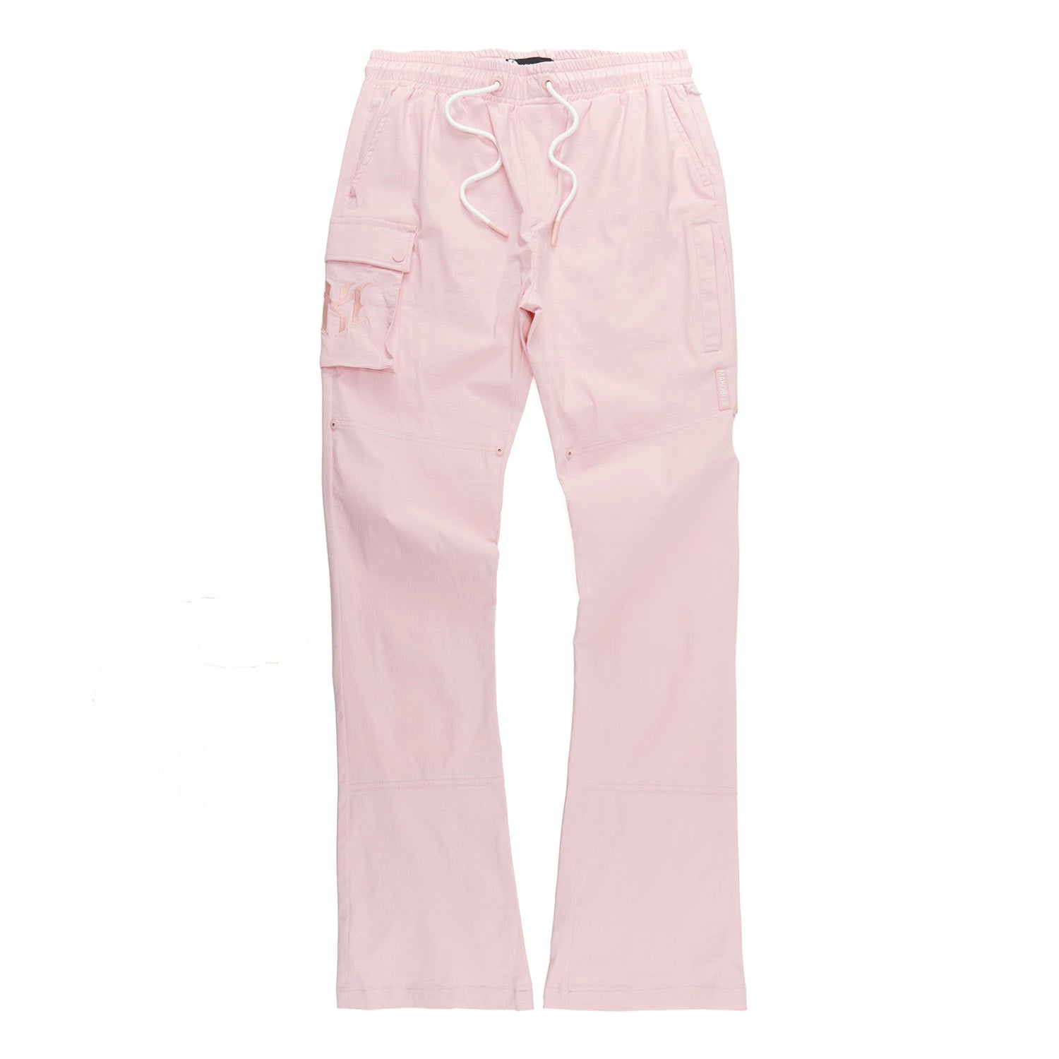 M1634 Adorni Stacked Nylon Pants - Pink