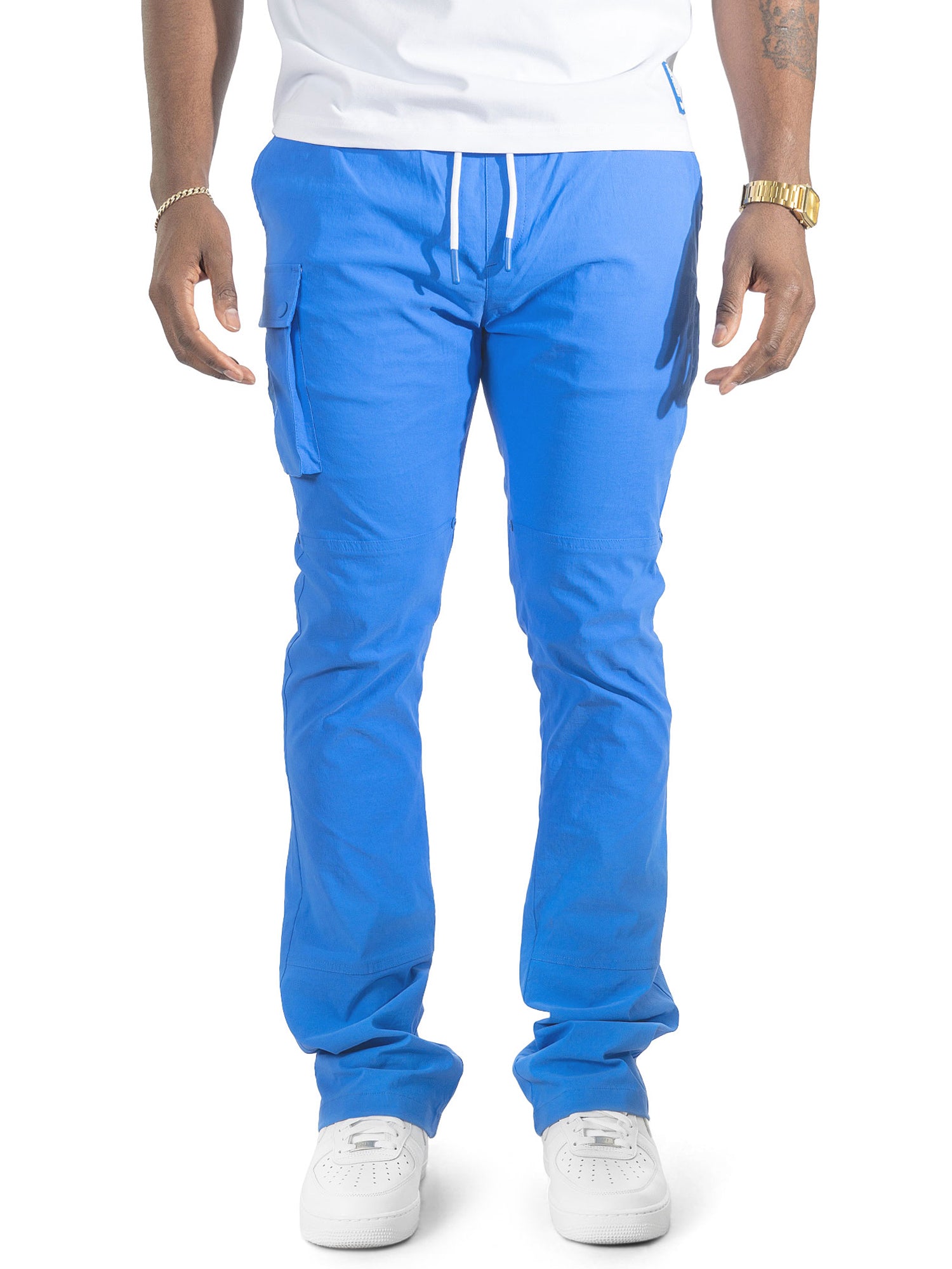 Nylon Pants | M1634 Adorni Stacked - Royal