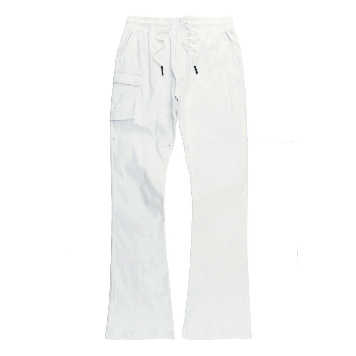 M1634 Adorni Stacked Nylon Pants - White