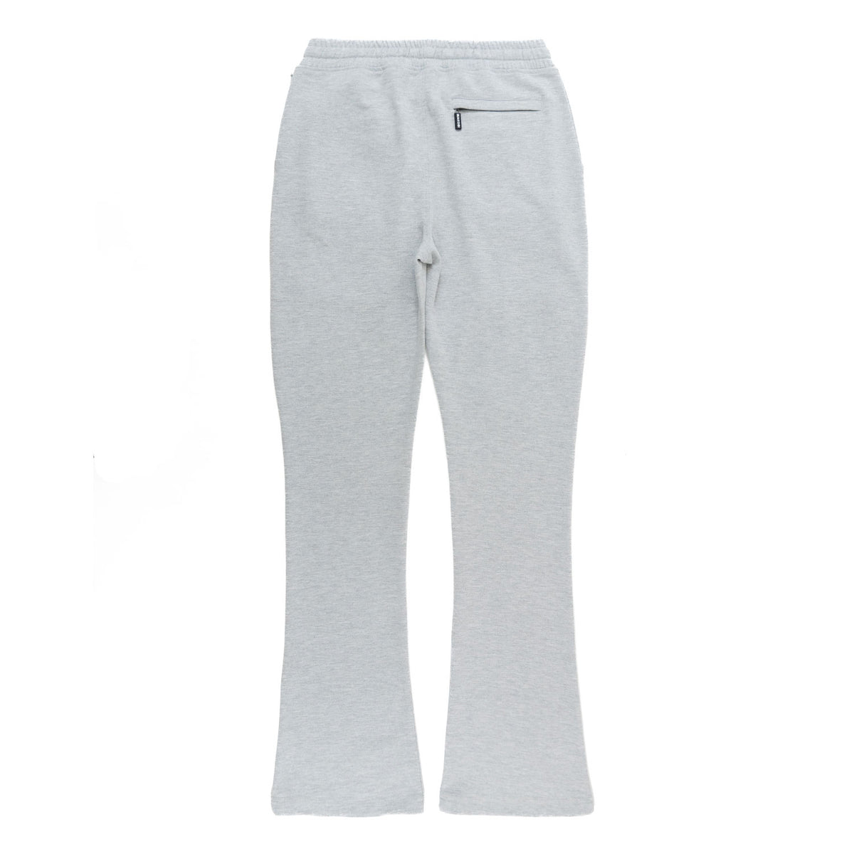 Makobi M1635 Essentials Stacked Sweatpants in Gray, view 4
