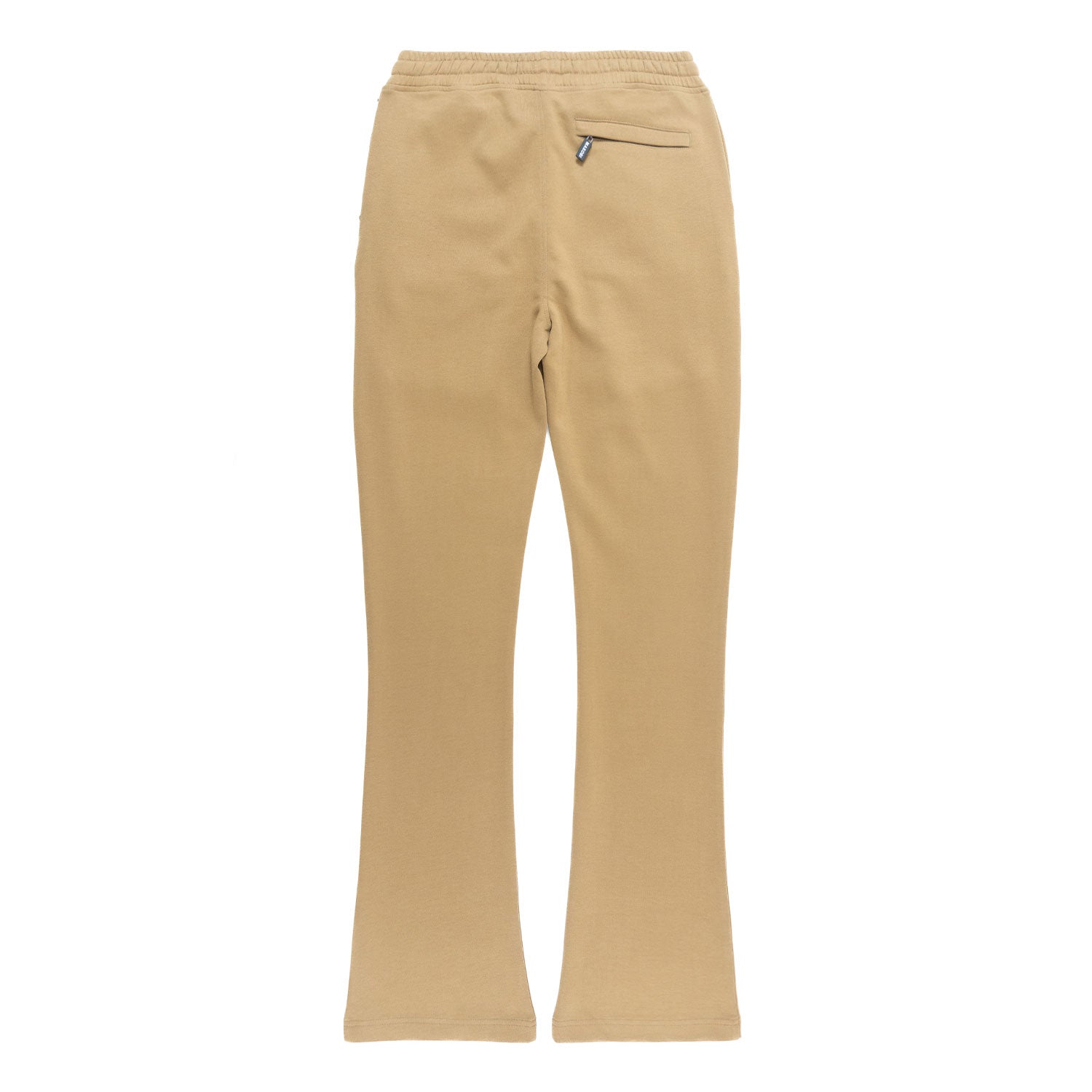 Makobi M1635 Essentials Stacked Sweatpants in Mocha, view 4