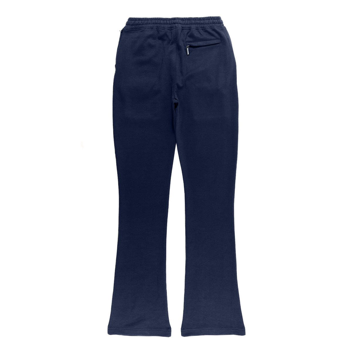 Makobi M1635 Essentials Stacked Sweatpants in Navy, view 4