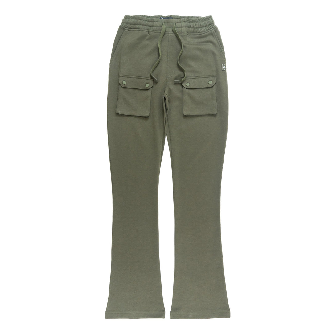 M1635 Essentials Stacked Sweatpants - Olive