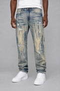 M1647 Jevanni Straight Cut Jeans - Dirt