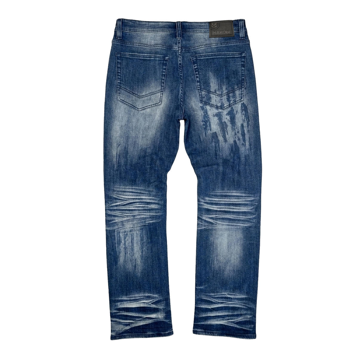 M1647 Jevanni Straight Cut Jeans - Dark Wash