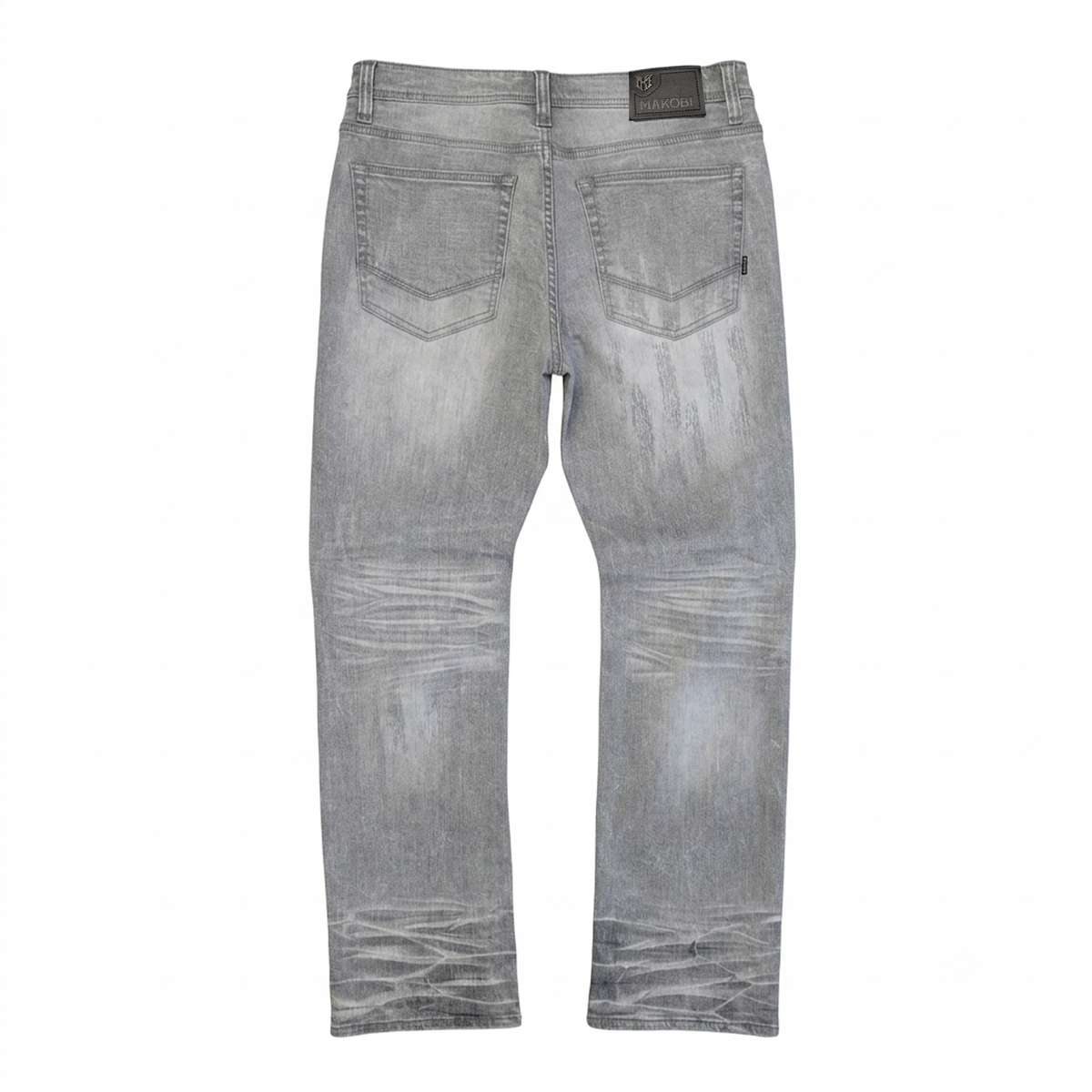 M1647 Jevanni Straight Cut Jeans - Gray