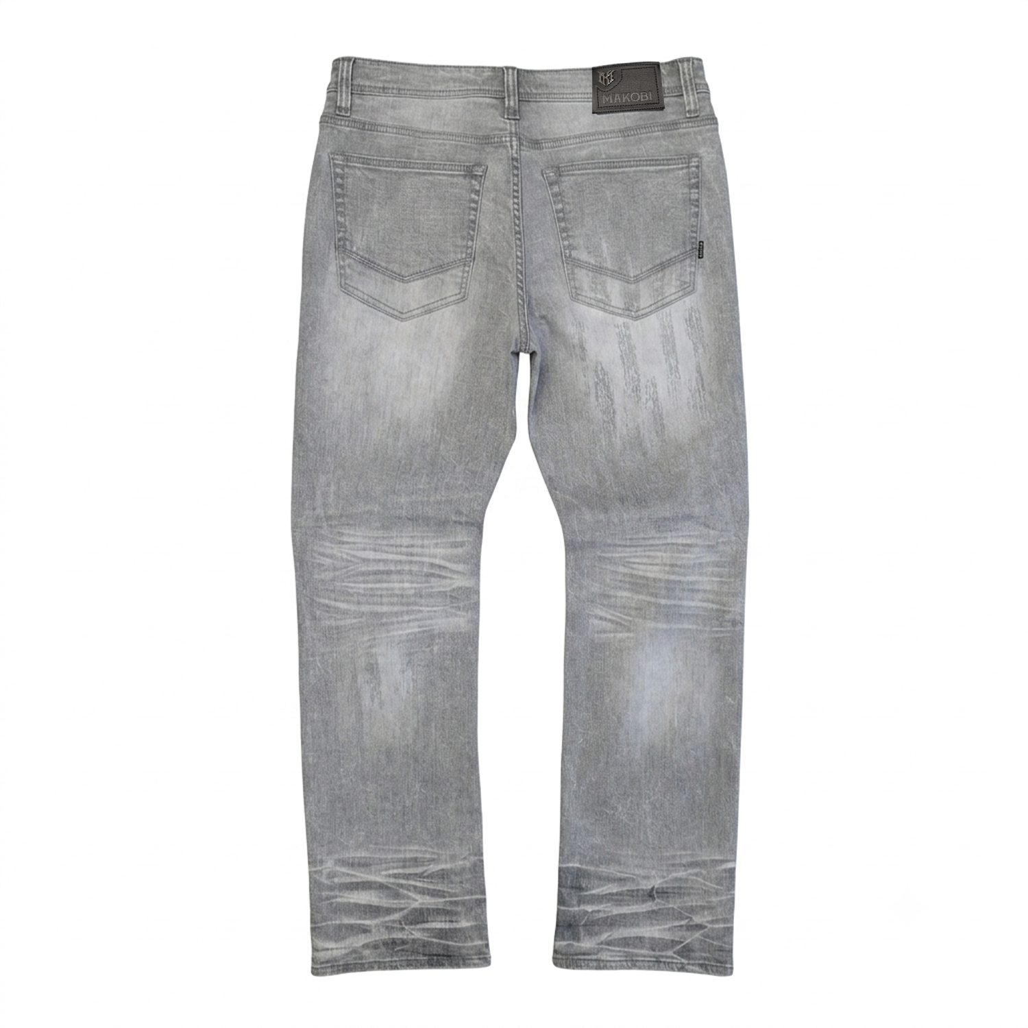 M1647 Jevanni Straight Cut Jeans - Gray