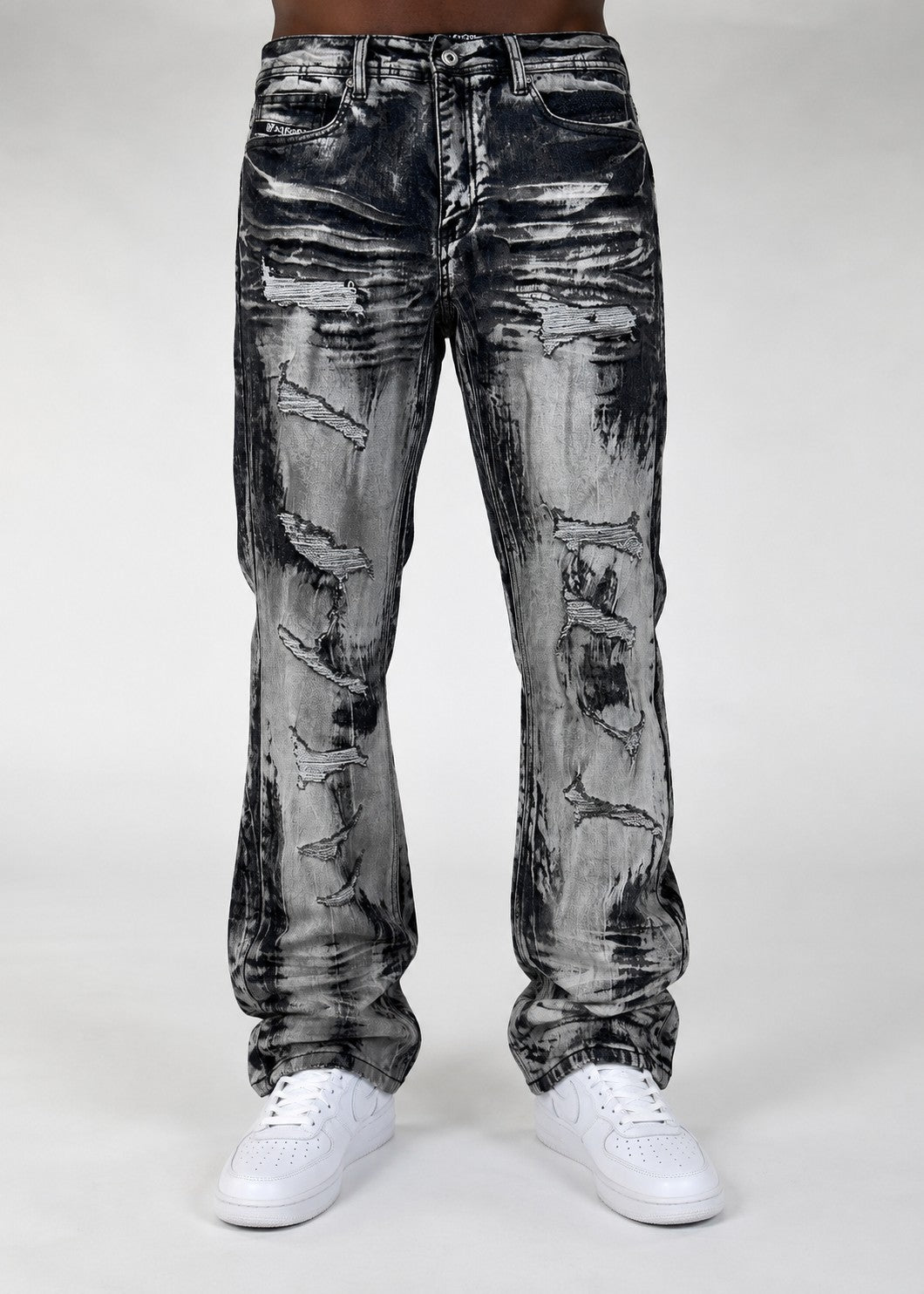 M1648 Sergio Straight Cut Jeans - Black