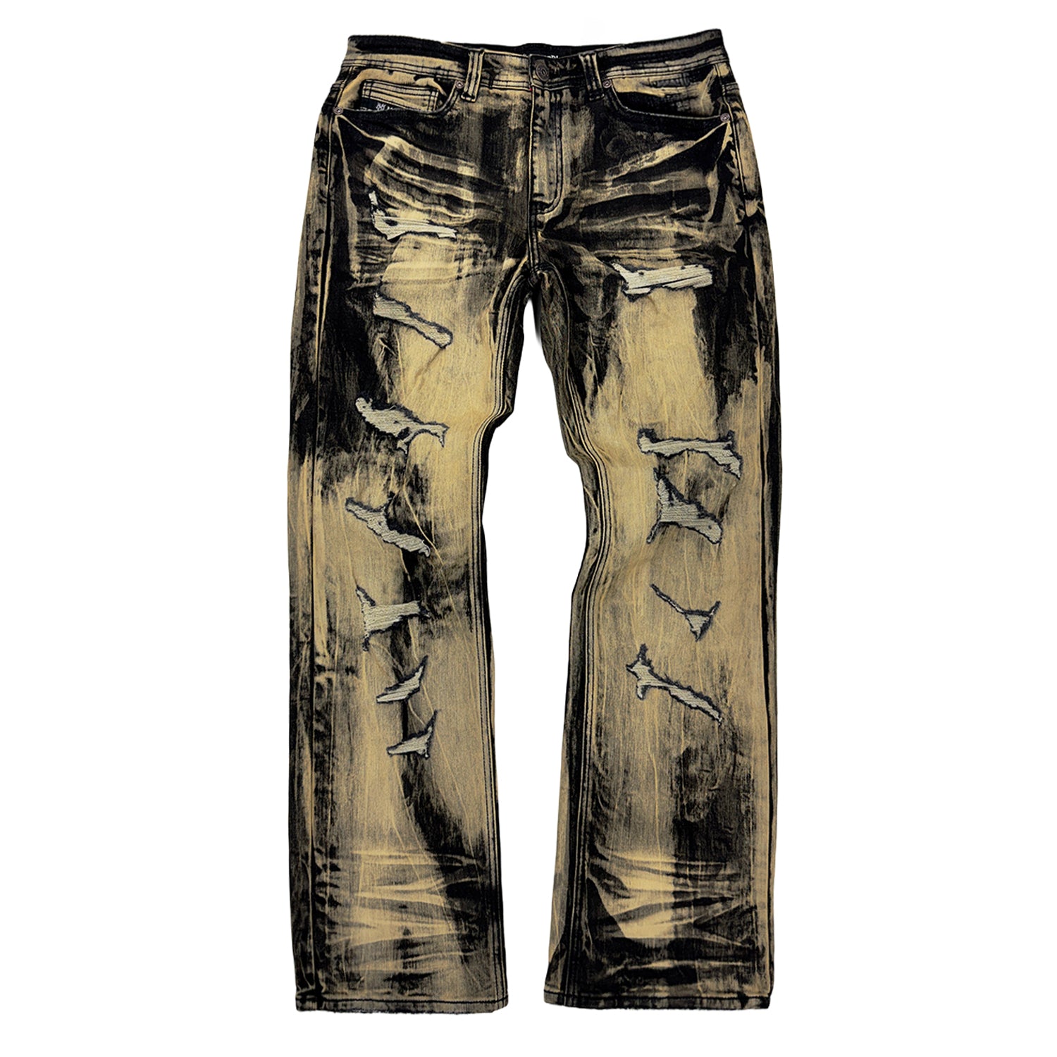 M1648 Sergio Straight Cut Jeans - Brown