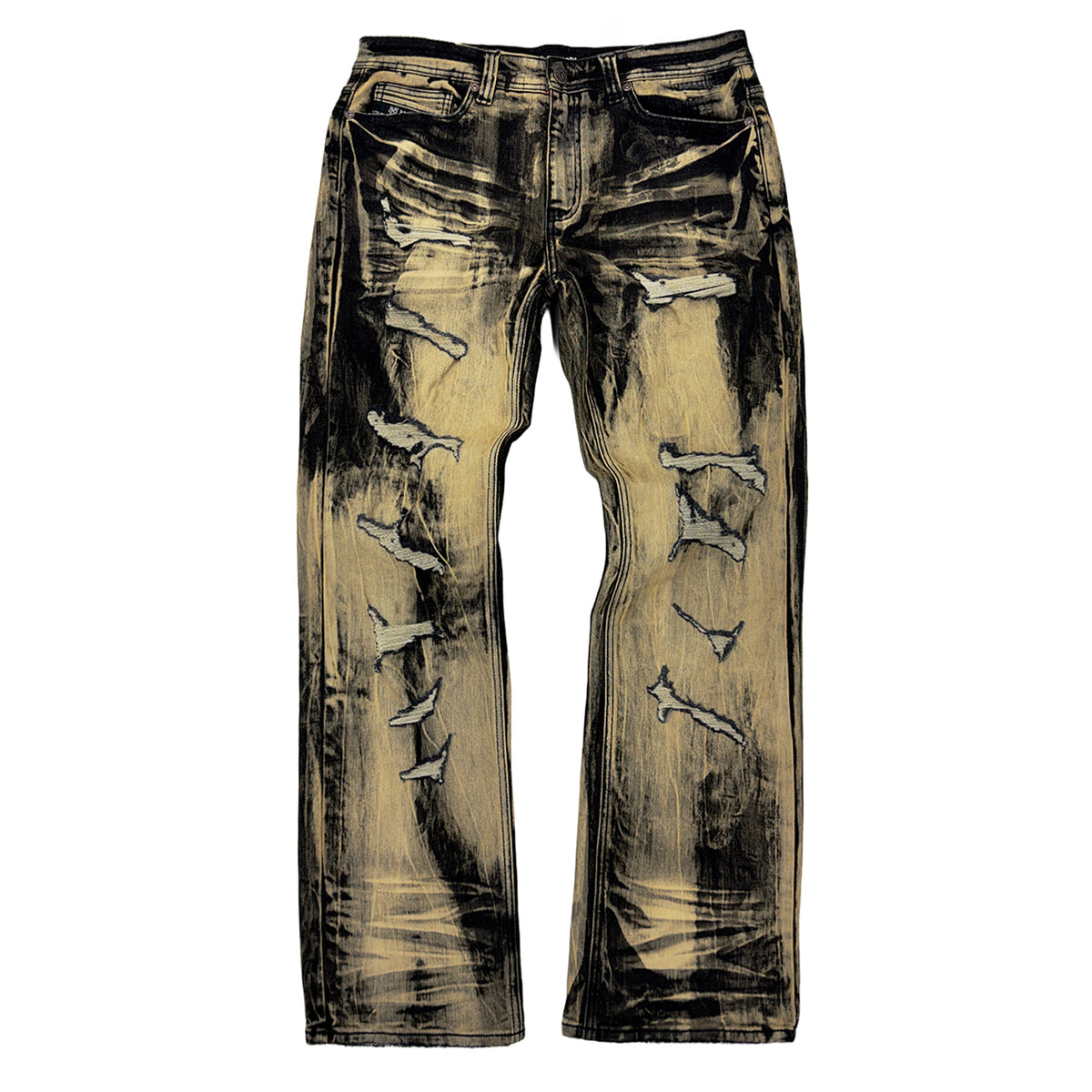 M1648 Sergio Straight Cut Jeans - Brown