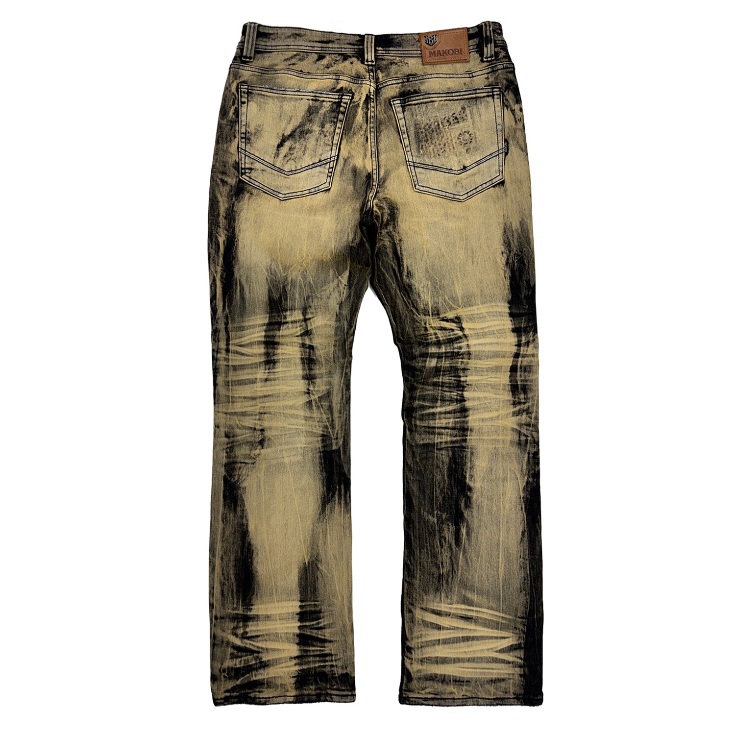 M1648 Sergio Straight Cut Jeans - Brown