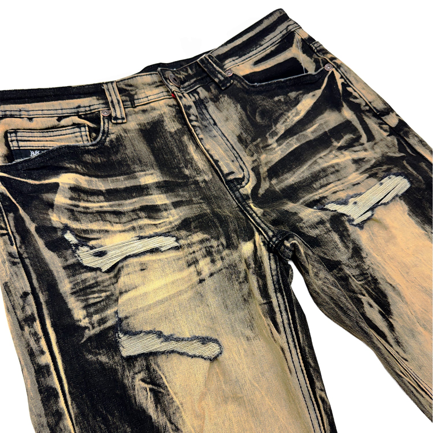 M1648 Sergio Straight Cut Jeans - Brown