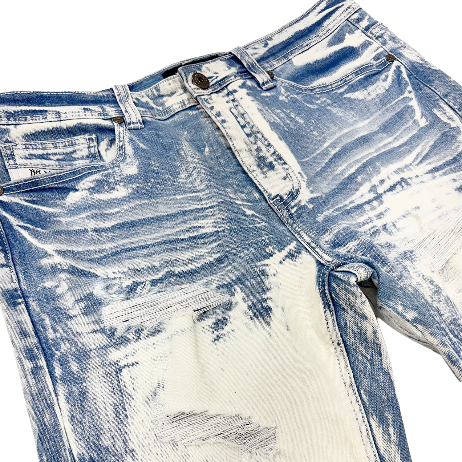 M1648 Sergio Straight Cut Jeans - Light Wash