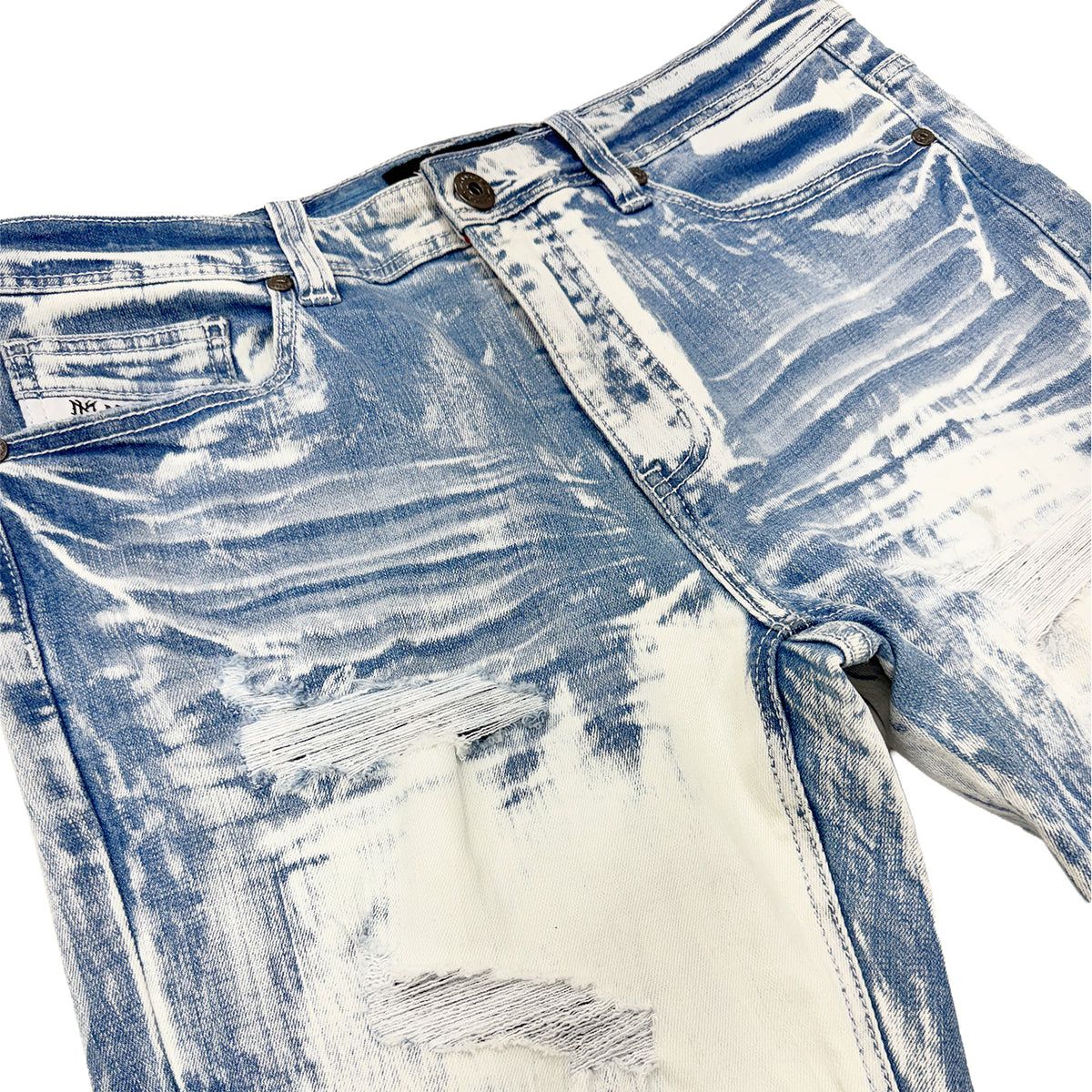 M1648 Sergio Straight Cut Jeans - Light Wash