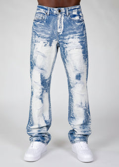 M1648 Sergio Straight Cut Jeans - Light Wash