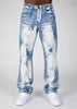 M1648 Sergio Straight Cut Jeans - Light Wash