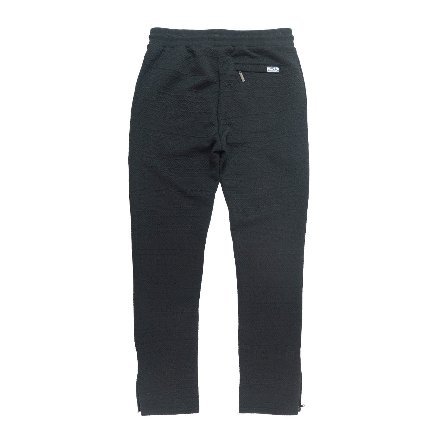 Makobi M4356 Berteli Jacquard Hoody Set in Black, view 12