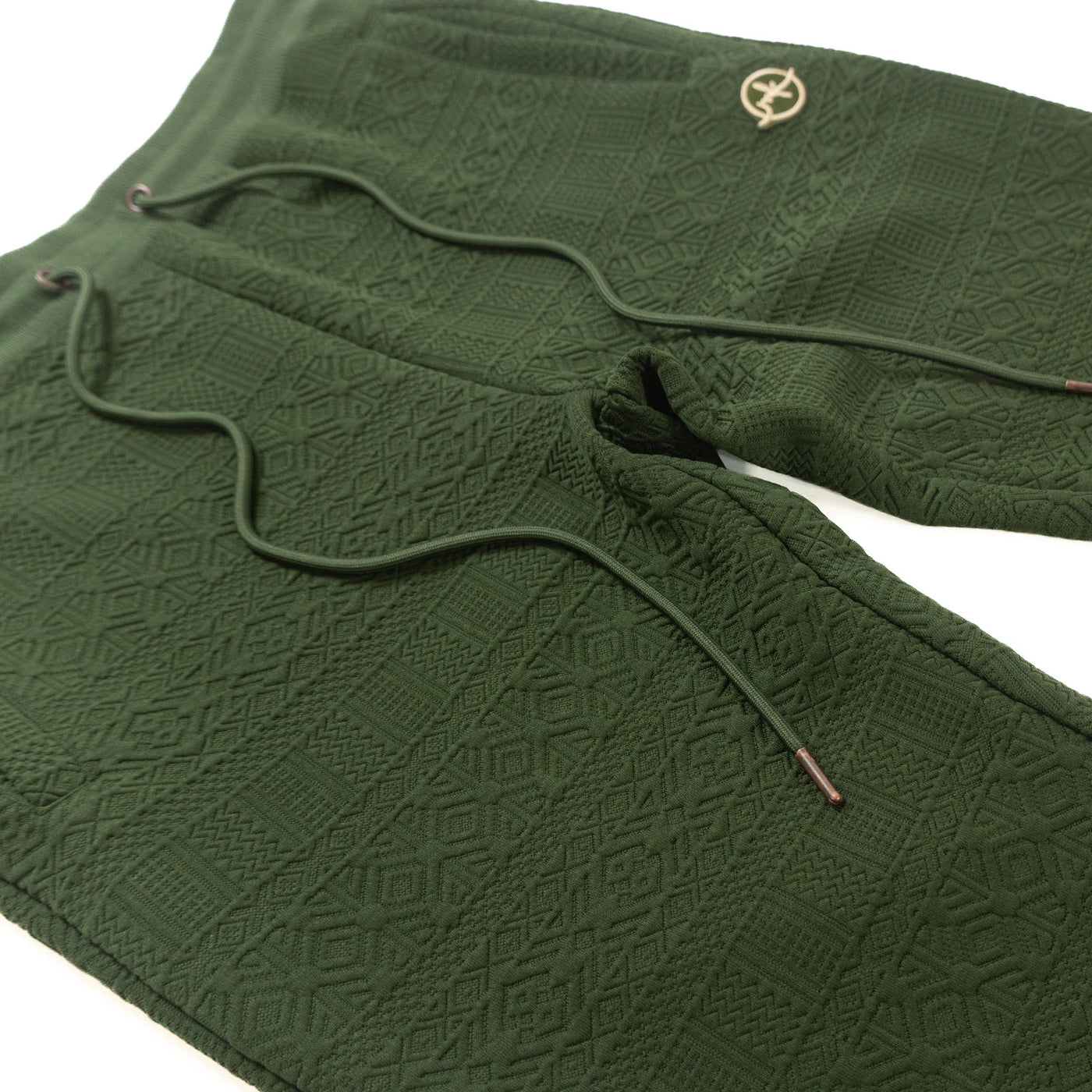 M4356 Berteli Jacquard Hoodie Set -  Olive