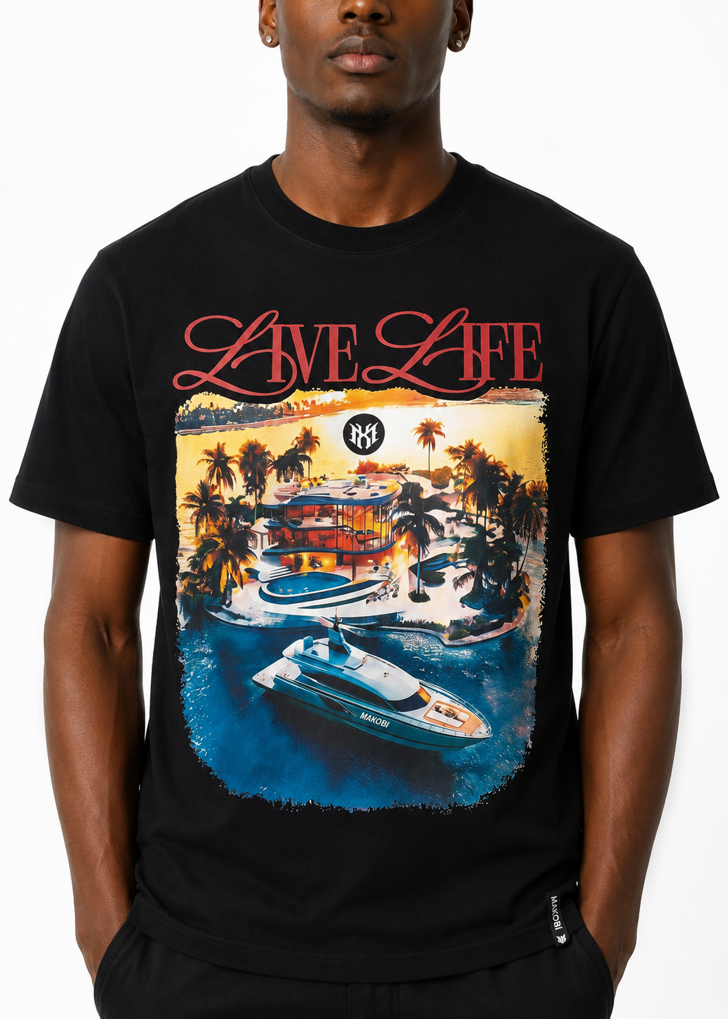 M171 Giovanni Tee - Black