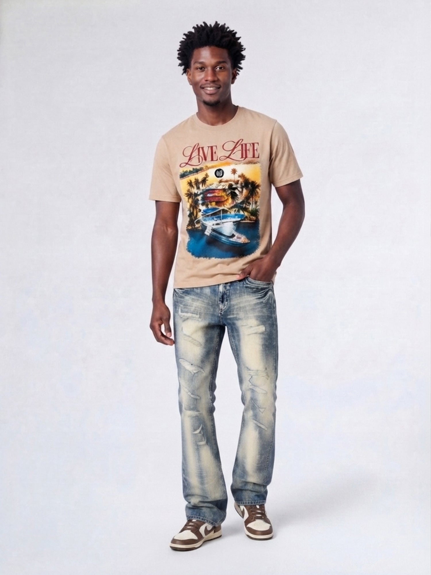 M1648 Sergio Straight Cut Jeans - Dirt
