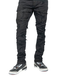 Makobi M1726 Amato Jeans in Black