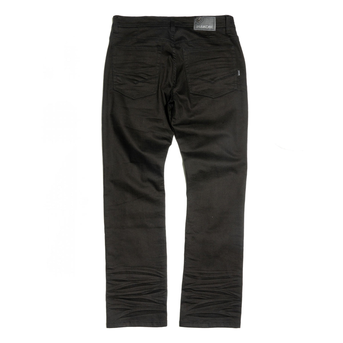 M1926 - Makobi Core Jenim Biker Jeans - بورگوندی