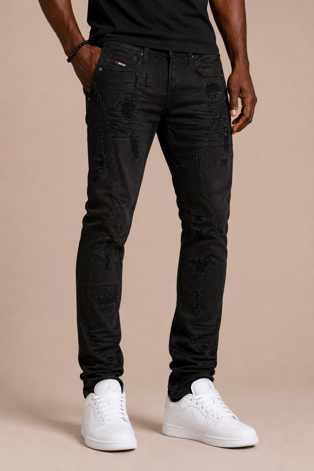 M1759 Giovanni Jeans - Black
