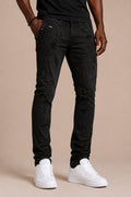 M1926 - Makobi Core Jenim Biker Jeans - بورگوندی