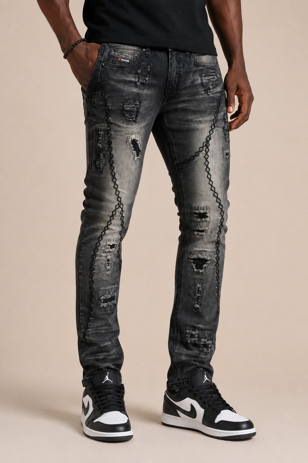 M1759 Giovanni Jeans - Black Wash