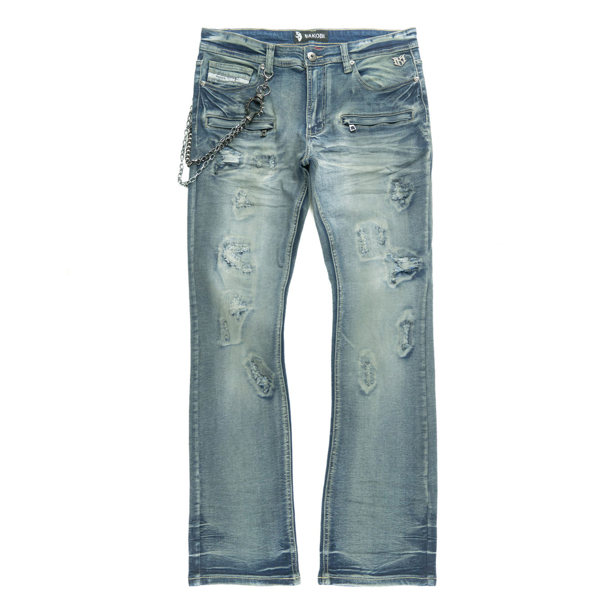 M1763 Adorni Chain Pants - Dark Wash
