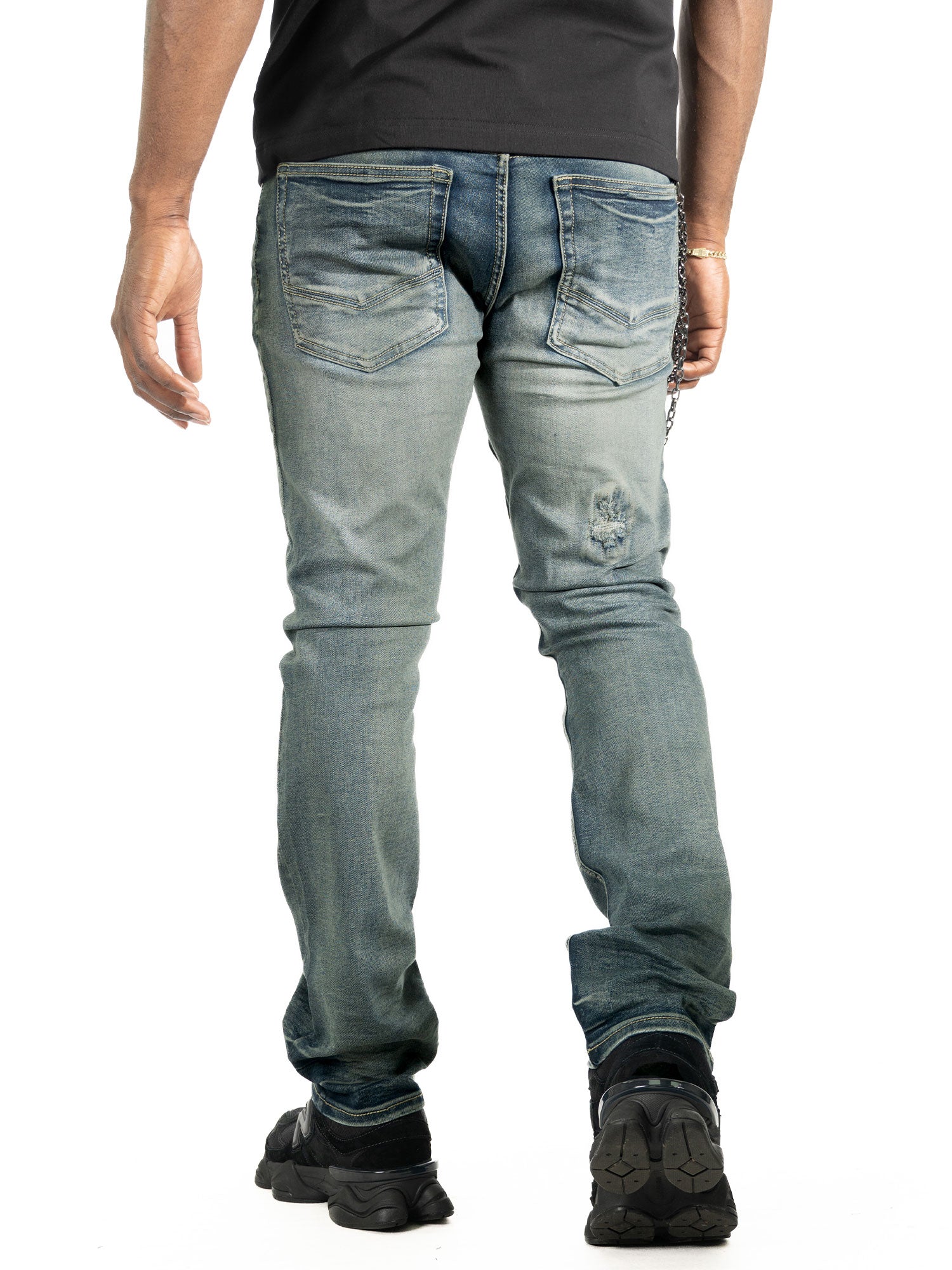 M1763 Adorni Chain Pants - Dark Wash