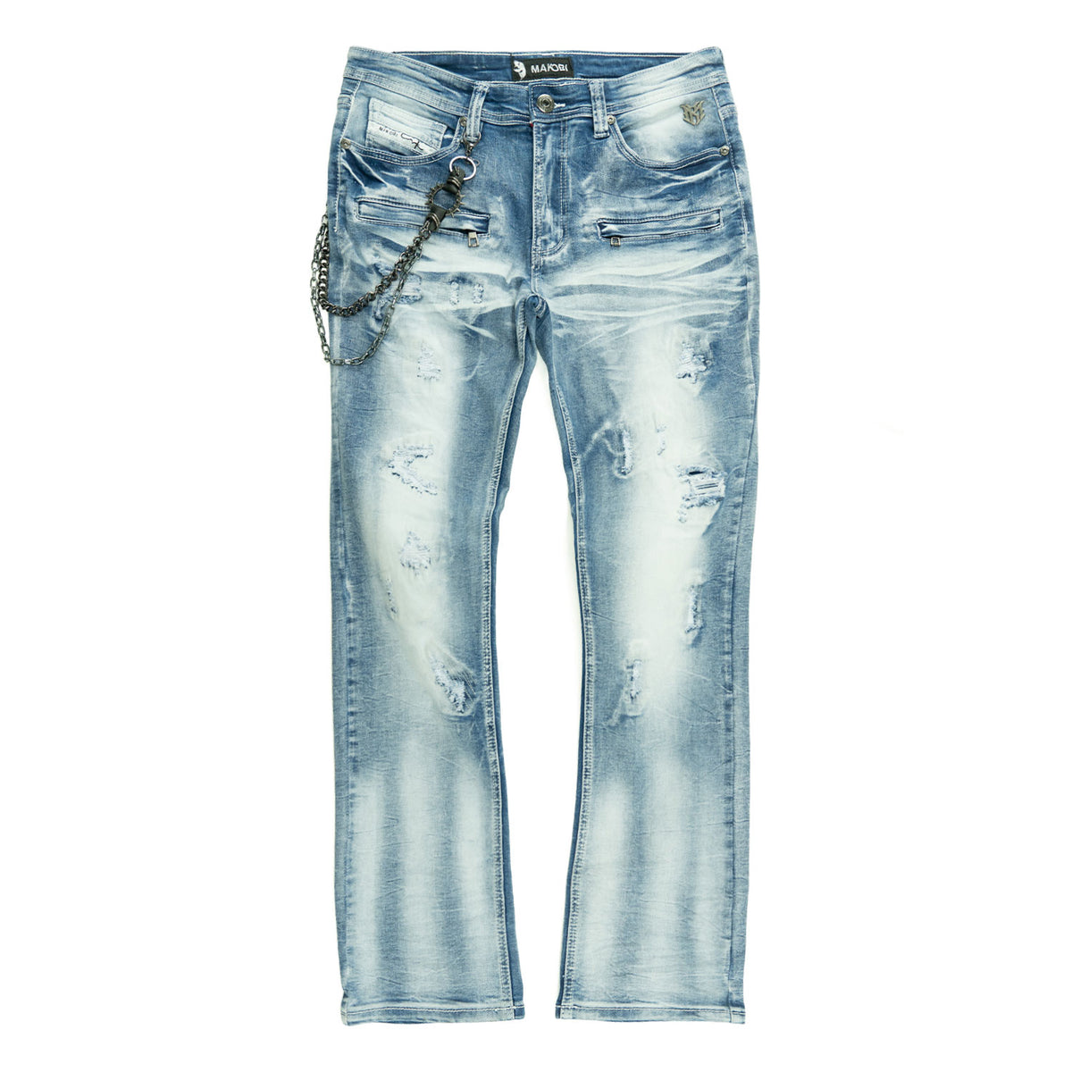 M1763 Adorni Chain Pants - Light Wash