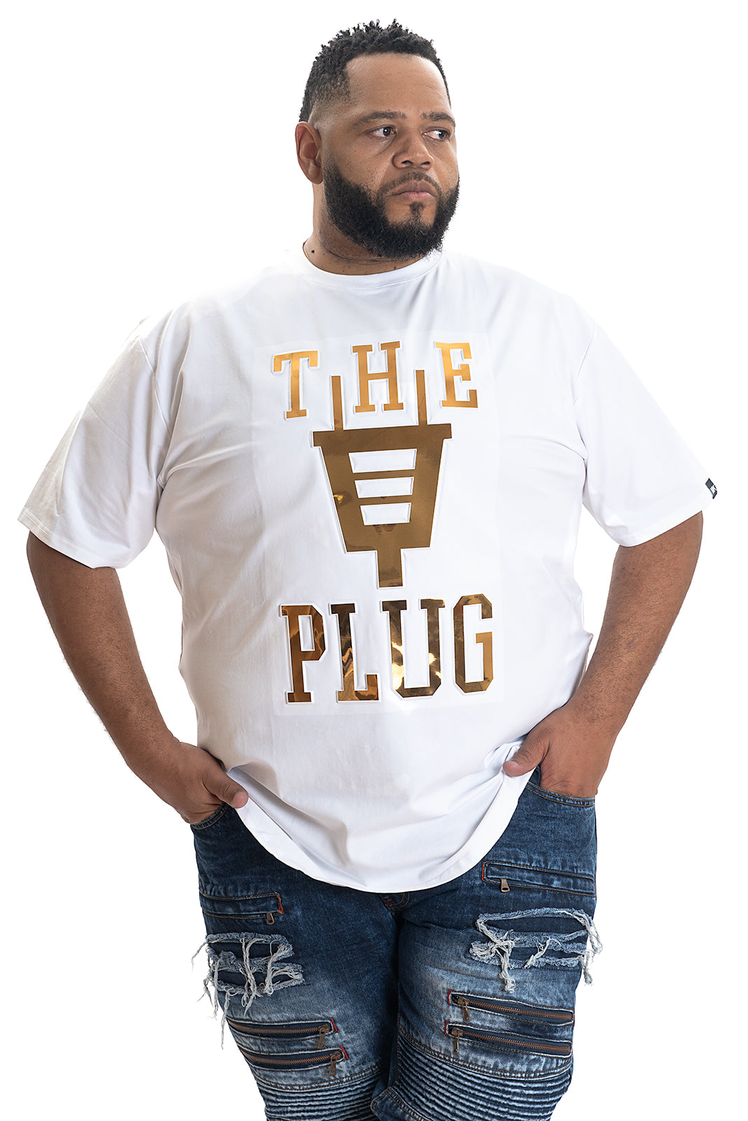 M177 The Plug Tee - White