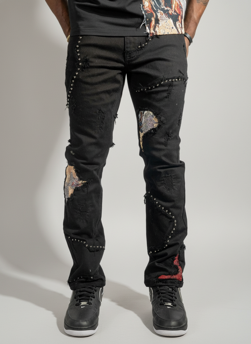 M1774 Ferdoni Pants - Black