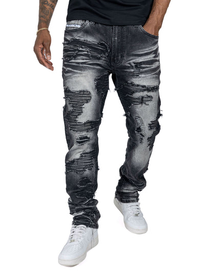 M1781 Prato Jeans - Black Wash