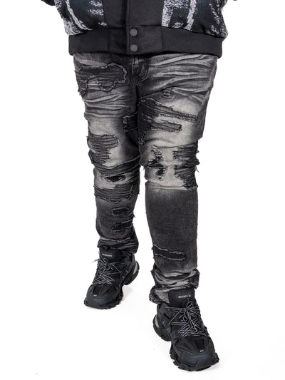 M1781 Prato Jeans - Black Wash