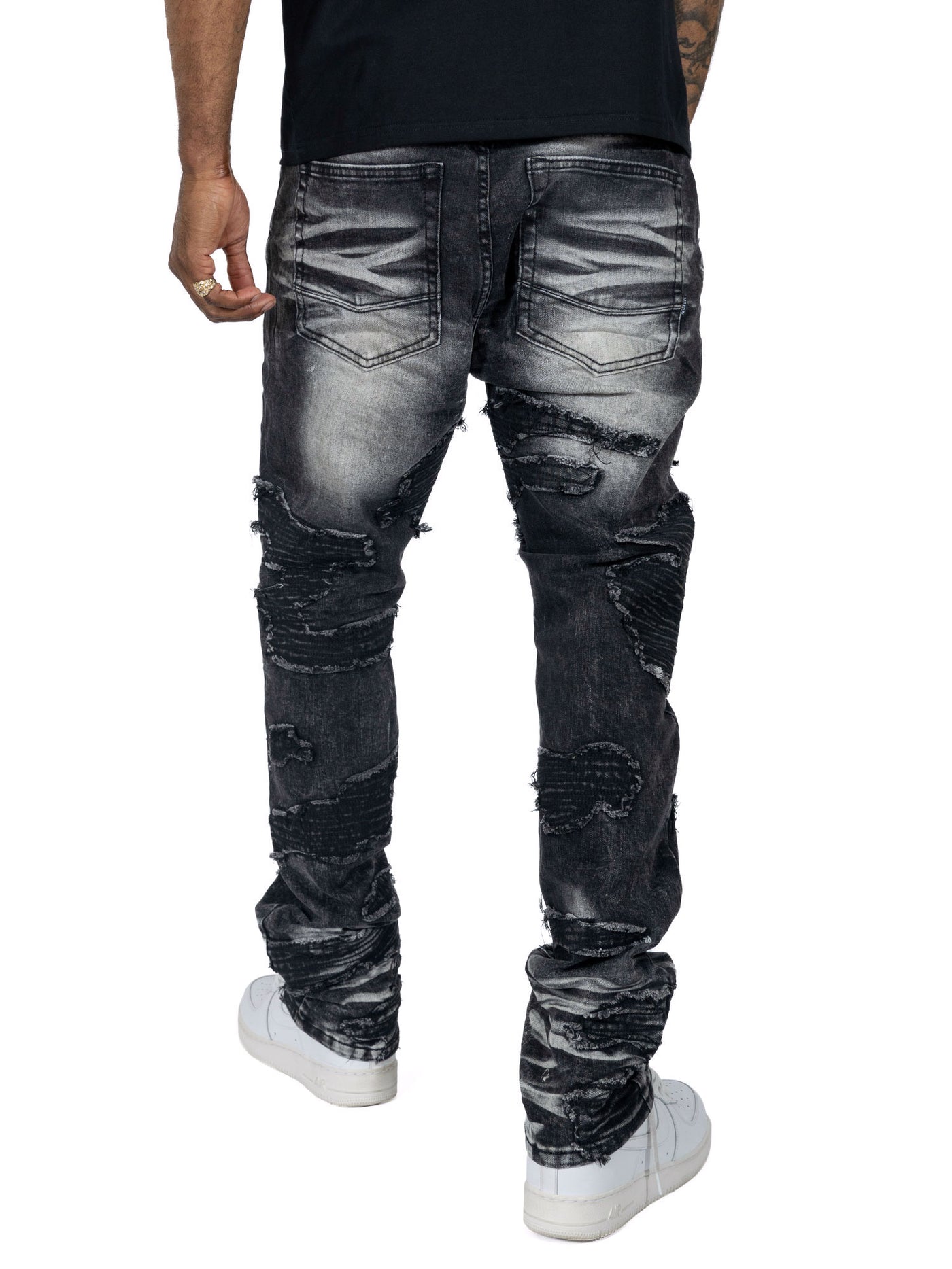 M1781 Prato Jeans - Black Wash