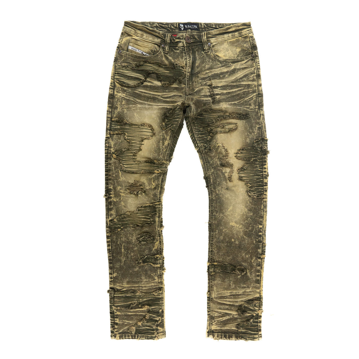 Makobi M1781 Prato Jeans in Olive