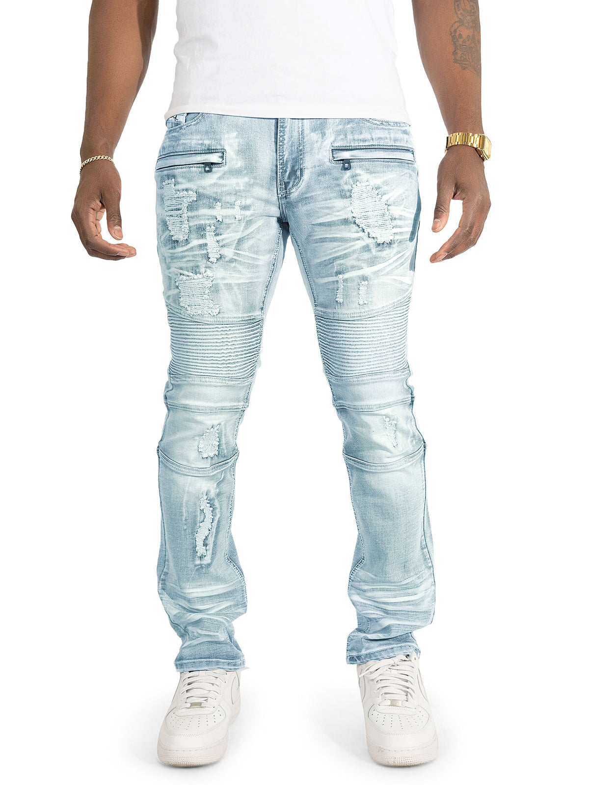 M1786 Prado Biker Jeans Set of 3