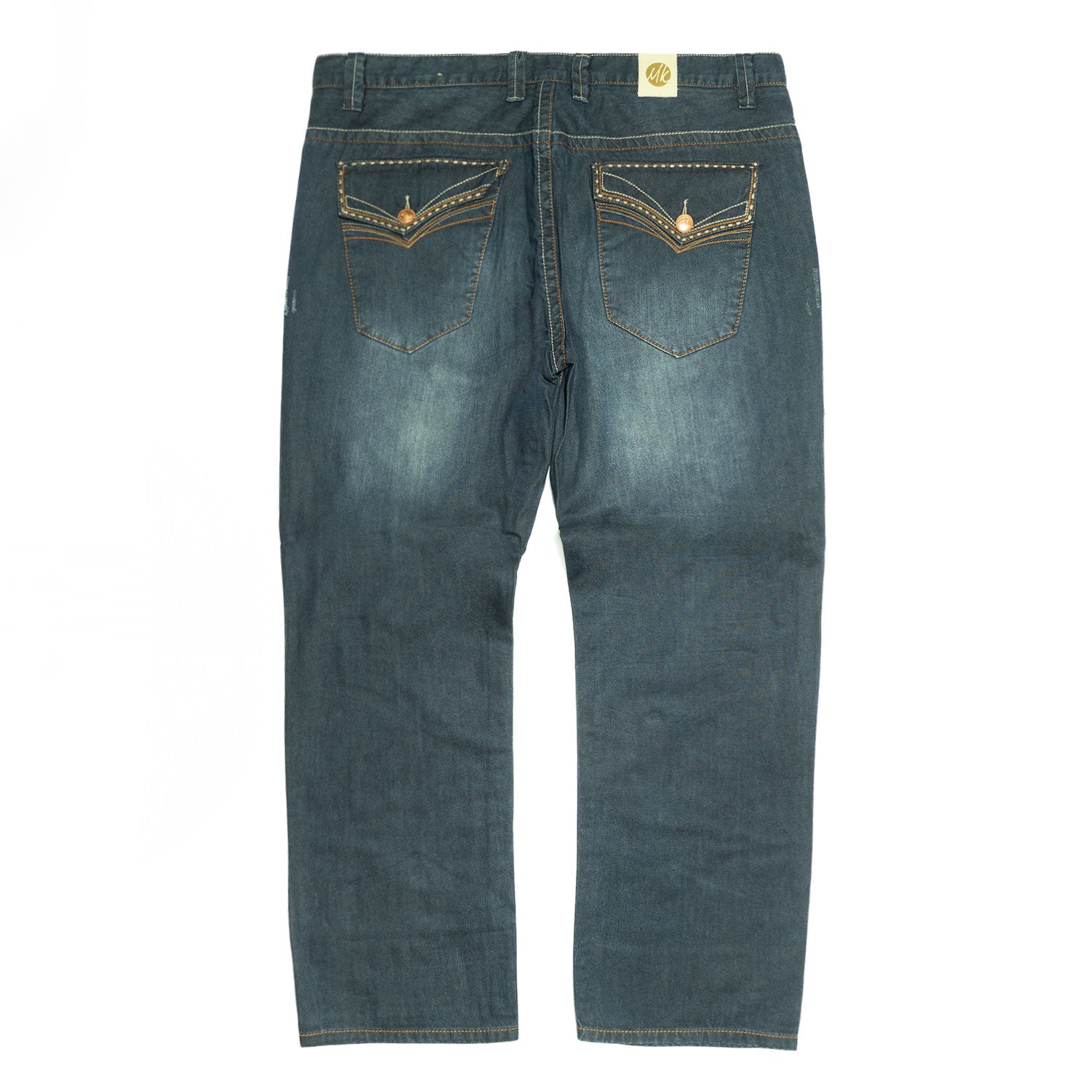 M1826 Makobi Premium Washed Jeans - Dark Wash