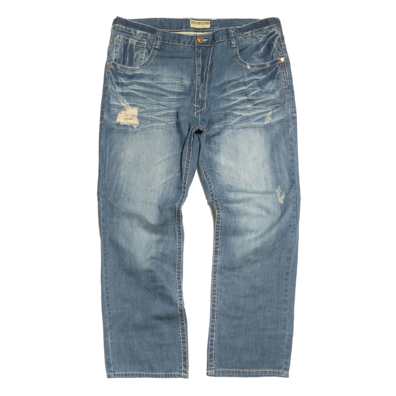 M1826 Makobi Premium Washed Jeans - Medium Blue