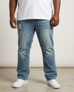 M1826 Makobi Premium Washed Jeans - Medium Blue
