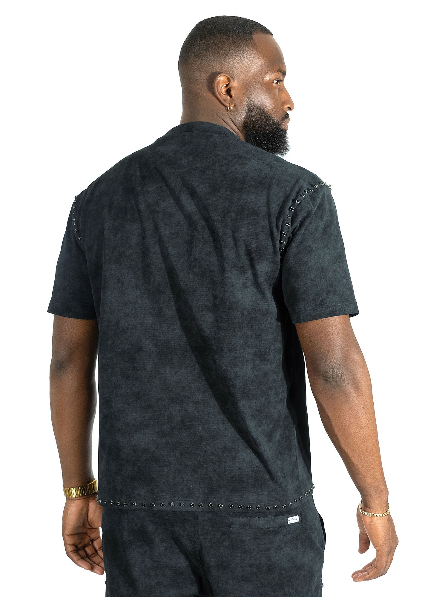 M183 Prada Jersey Short Set - Black