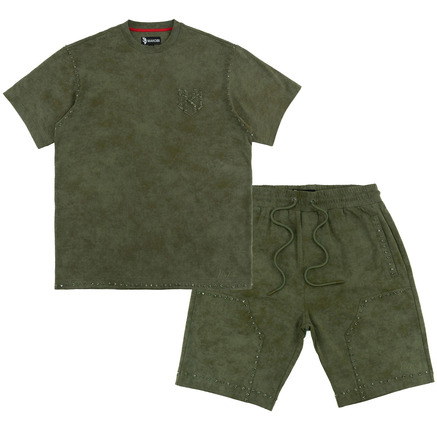 Jersey Bottom | M683 Prada Shorts - Olive