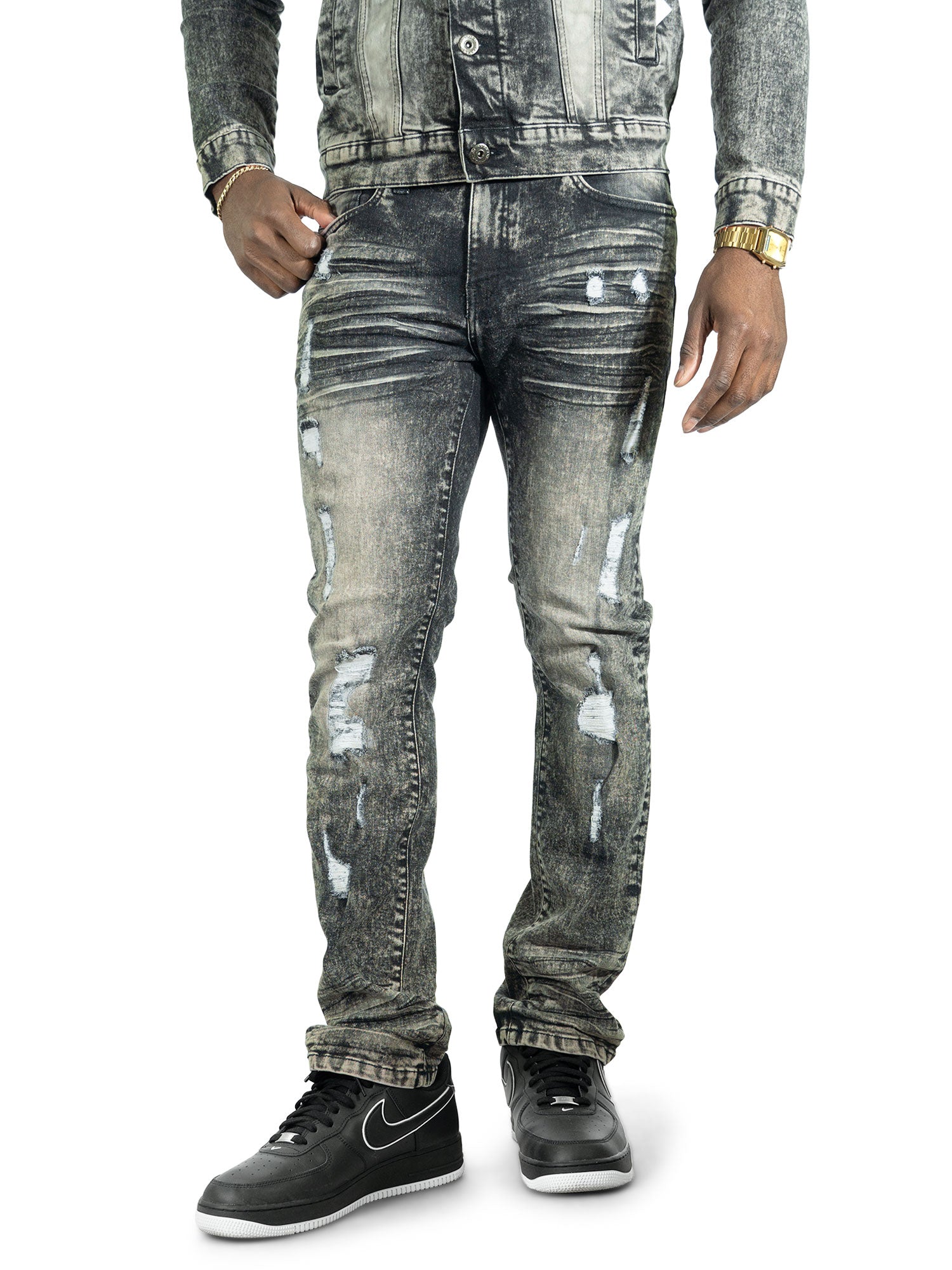 M1900 Prego Jeans - Black Wash